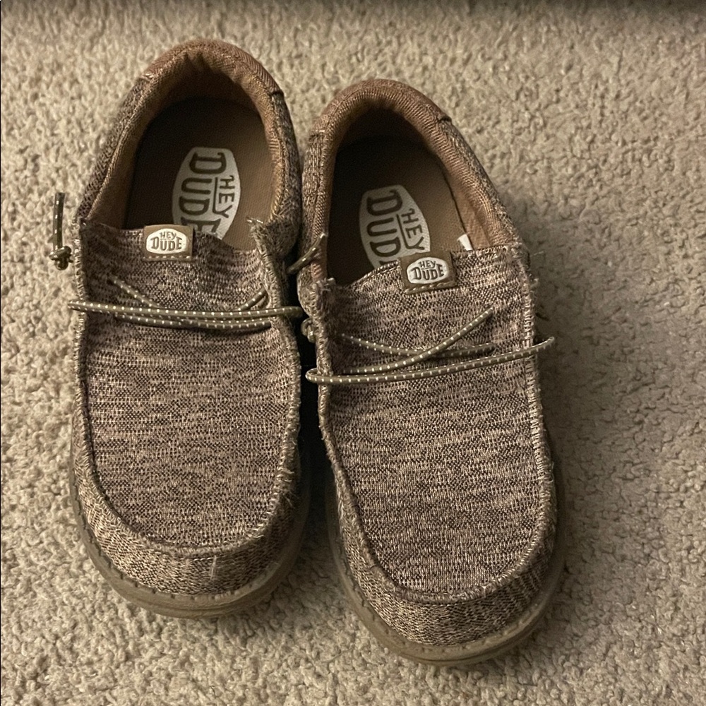 Hey Dude Kids Moccasins in Tan